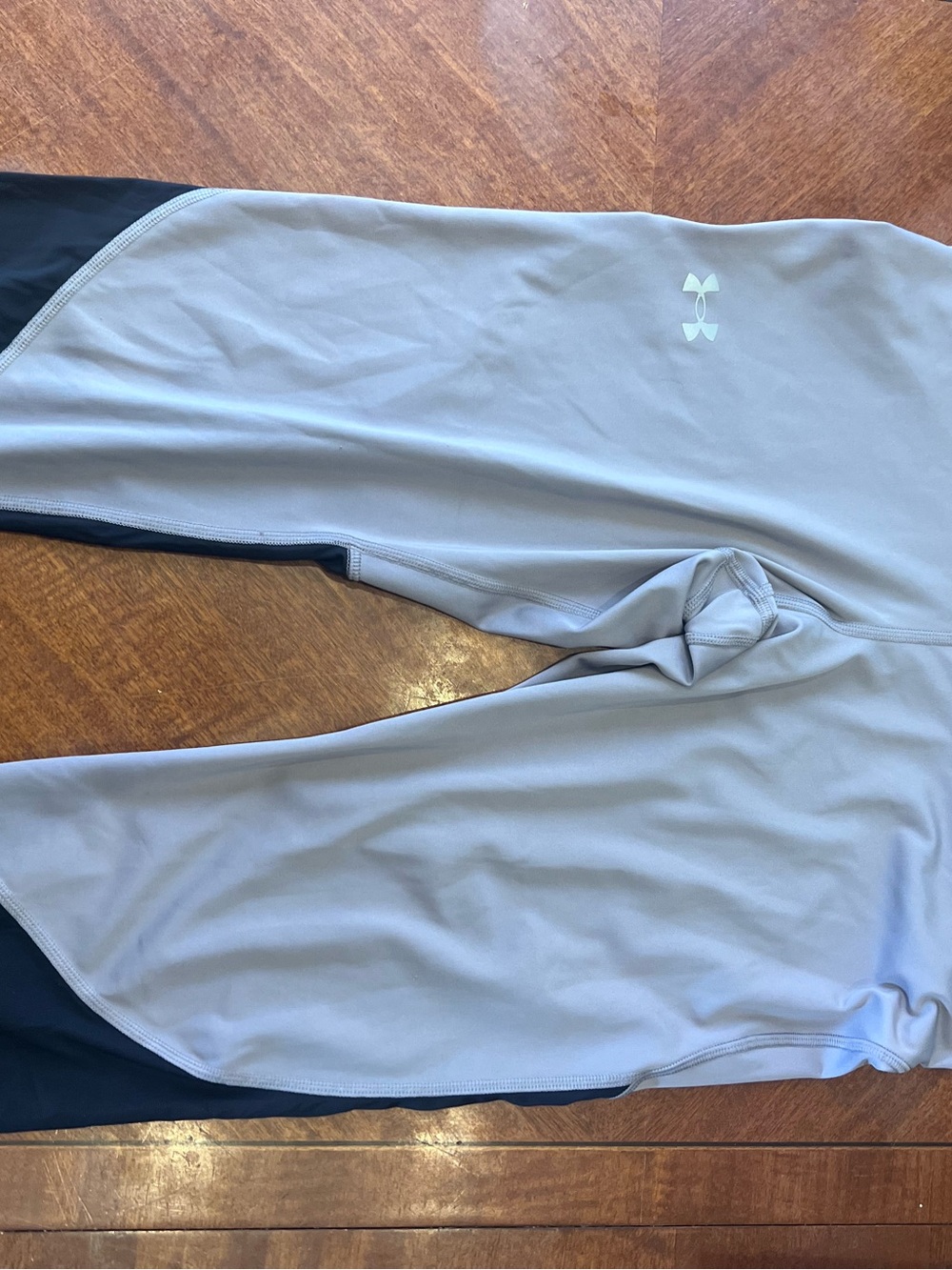 Under Armour Heatgear Women's Large Compression Leggings Black/light purple